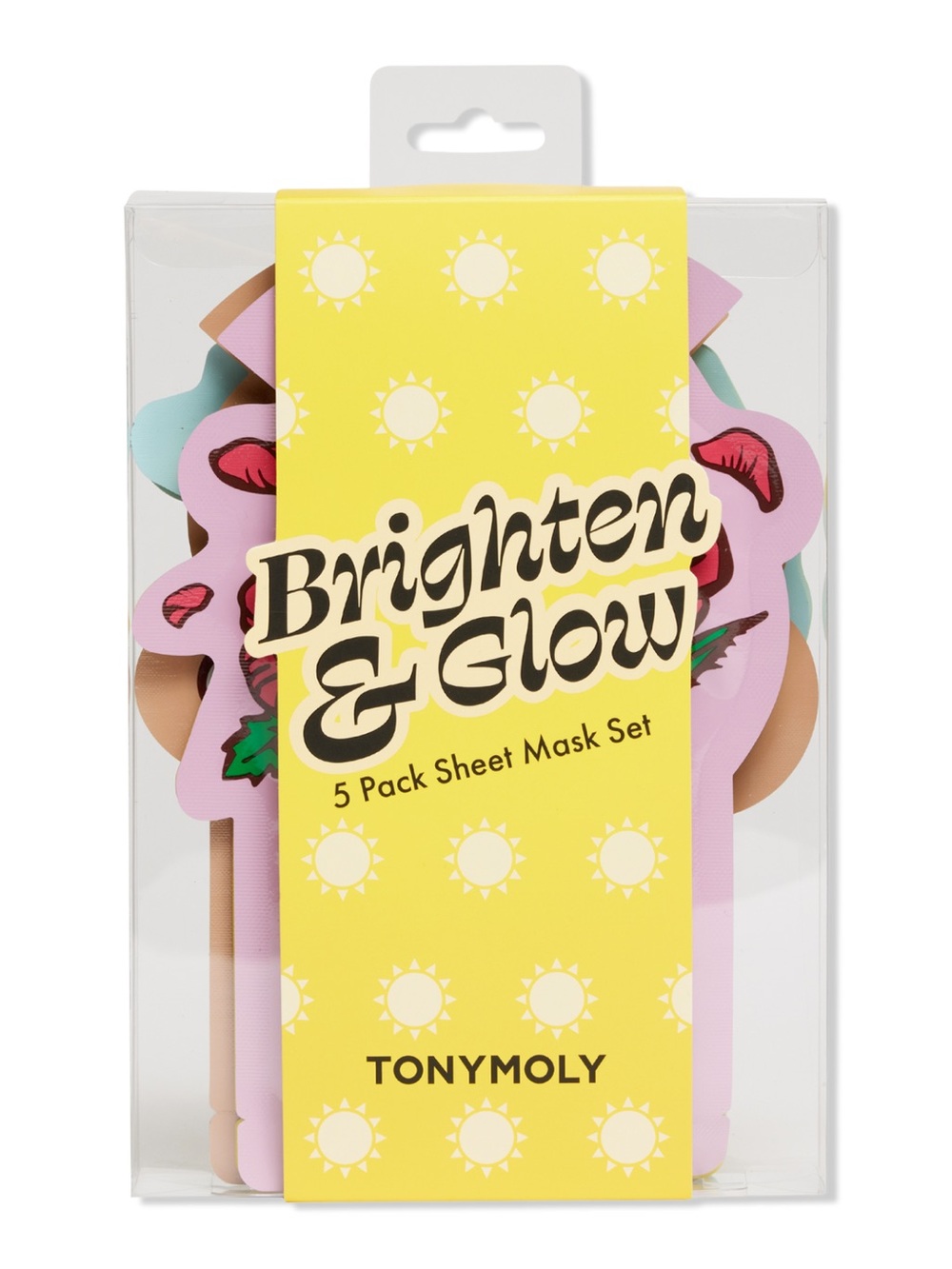 Tonymoly Brighten and Glow 5 Pack Sheet  Mask Set